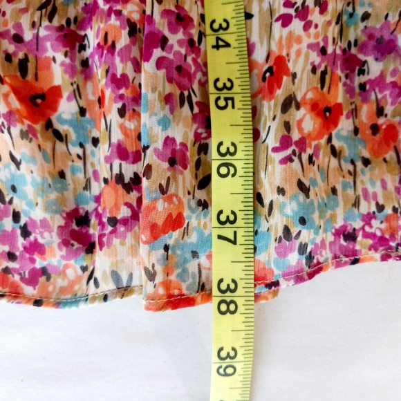 Ronni Nicole multi color floral print sleeveless dress size 10 - Picture 6 of 9